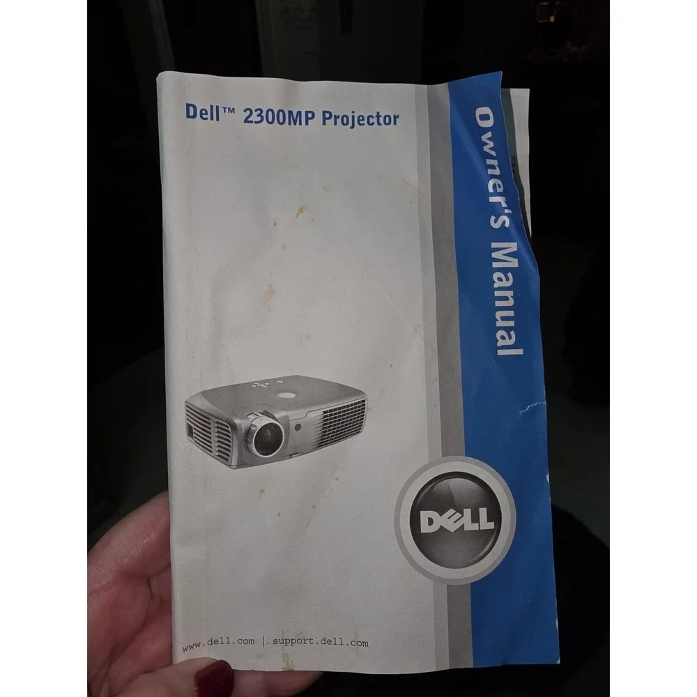 Dell 2300MP DLP Projector Lumens Home Theater Desktop with carry case and remote